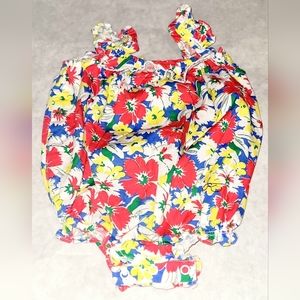 Chaps brilliant flower baby jumper 3 months